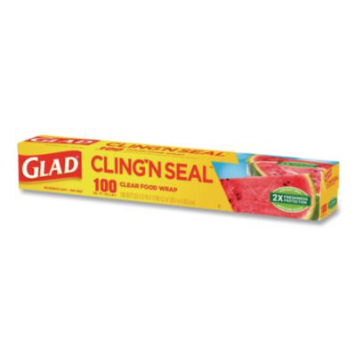 Glad Cling%27N Seal Plastic Food Wrap, 2 x 12.52, 16/Carton (CLO60684) CLO60684