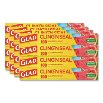 Glad Cling%27N Seal Plastic Food Wrap, 2 x 12.52, 16/Carton (CLO60684) CLO60684