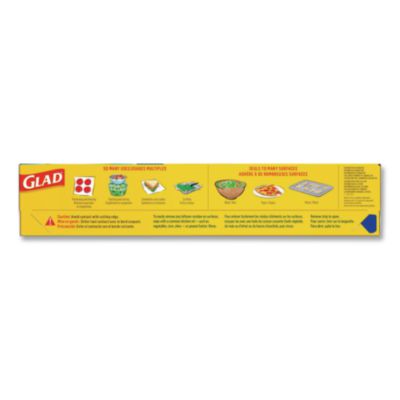 Glad Press%27n Seal Food Plastic Wrap, 70 Square Foot Roll, 12 Rolls/carton (CLO70441) CLO70441