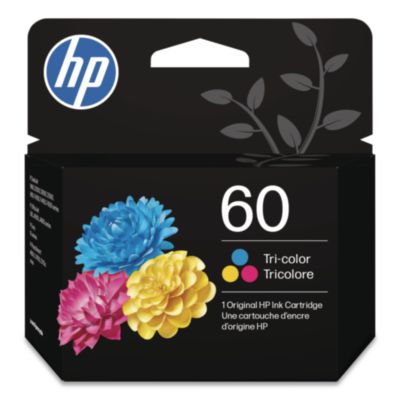 HP 60, (CC643WN) Tri-Color Original Ink Cartridge HEWCC643WN