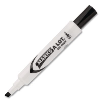 Avery Marks A Lot Desk-Style Dry Erase Marker Value Pack, Broad Chisel Tip, Black, 36/pack (98207) (AVE98207) AVE98207