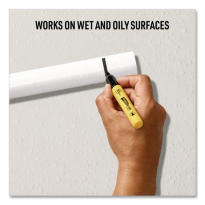 Avery MARKS A LOT UltraDuty Permanent Markers, Medium Chisel Tip, Black, 12/Box (AVE29842) AVE29842