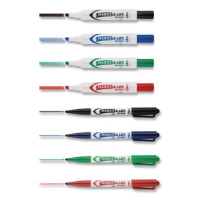 Avery Marks A Lot Desk/pen-Style Dry Erase Marker Value Pack, Assorted Broad Bullet/chisel Tips, Assorted Colors, 24/pack (29870) (AVE29870) AVE29870