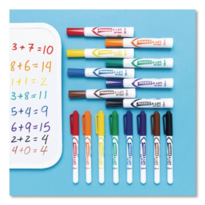 Avery Marks A Lot Desk/pen-Style Dry Erase Marker Value Pack, Assorted Broad Bullet/chisel Tips, Assorted Colors, 24/pack (29870) (AVE29870) AVE29870