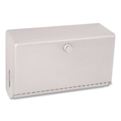 Bobrick Surface-Mounted Paper Towel Dispenser, 10.75 X 4 X 7.13, Stainless Steel (BOB2621) BOB2621