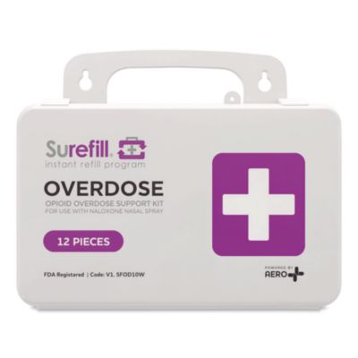 SUREFILL™ Opioid Overdose Support Kit (w/o Naloxone) Plastic Case
