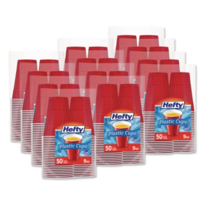 Hefty® Easy Grip® Disposable Plastic Party Cups