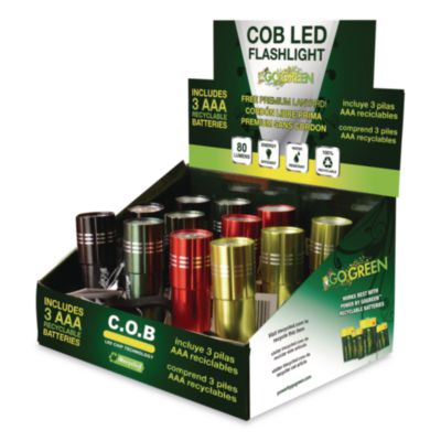 GoGreen Power COB LED Flashlight