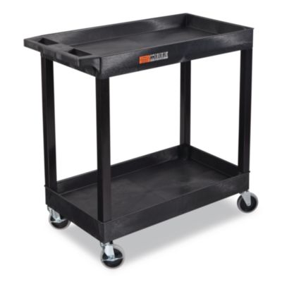 Luxor TUFFY™ XL Two-Shelf Heavy-Duty Multipurpose Utility Cart