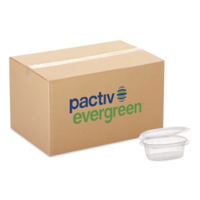 Pactiv Evergreen EarthChoice® Recycled PET Hinged Container
