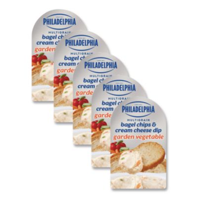 Kraft® Philadelphia Multigrain Bagel Chips & Garden Vegetable Cream Cheese Dip