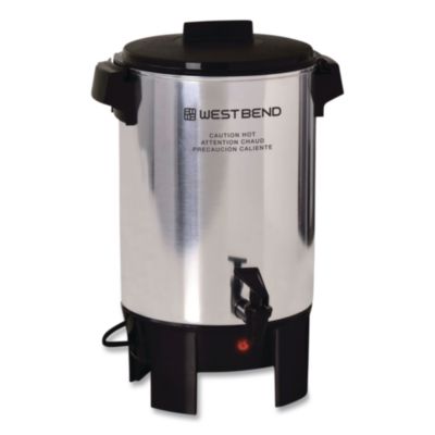 Avanti West Bend Commercial Large Capacity Coffee Urn, 30-Cup Coffee Maker with Automatic Temperature Control