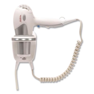 Sunbeam® Hospitality GreenSense™ Full-Sized Wall Mountable Adjustable Wattage Hair Dryer with LED Nightlight