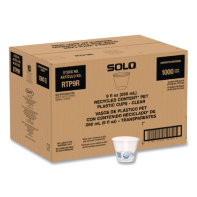 SOLO® Recycled Content* Plastic Cups