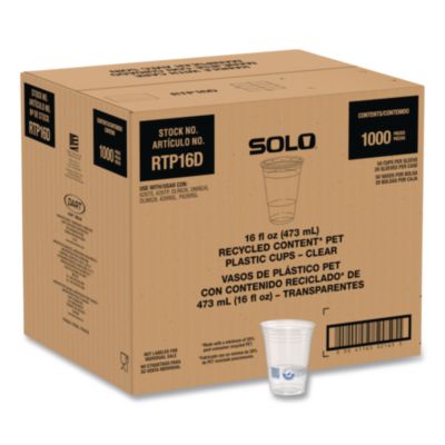 SOLO® Recycled Content* Plastic Cups