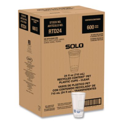 SOLO® Recycled Content* Plastic Cups