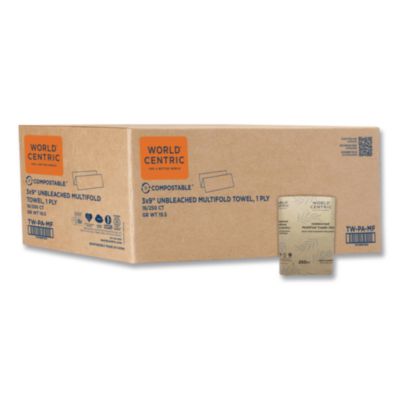 World Centric® 100% PCW Recycled Paper Towels