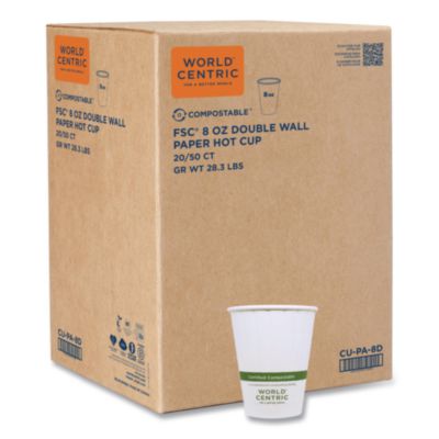 World Centric® Double Wall Paper Hot Cups