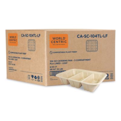 World Centric® Fiber Catering Pans