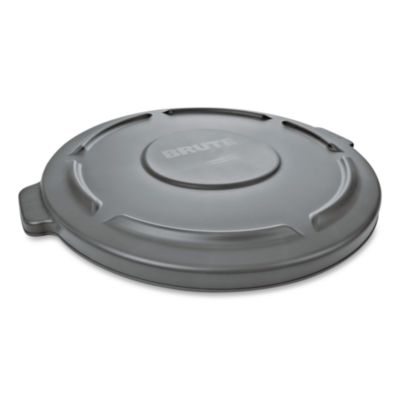 Rubbermaid® Commercial BRUTE® Self-Draining Flat Top Lids