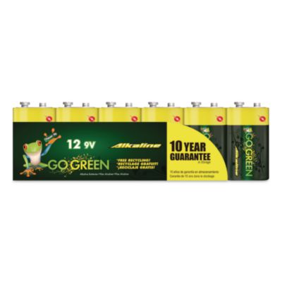 GoGreen Power Alkaline Batteries 9V