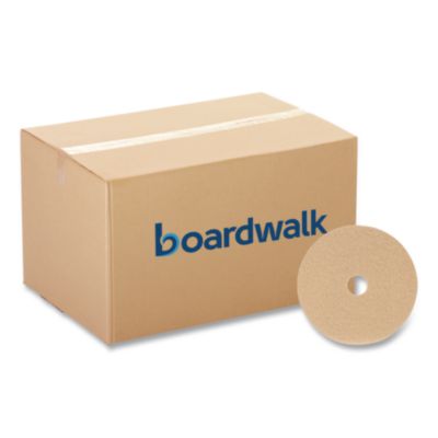 Boardwalk® Tan Burnishing Floor Pads
