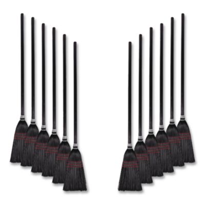 Boardwalk® Flag Tipped Poly Lobby Brooms