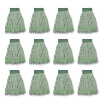 Boardwalk® Microfiber Looped-End Wet Mop Heads