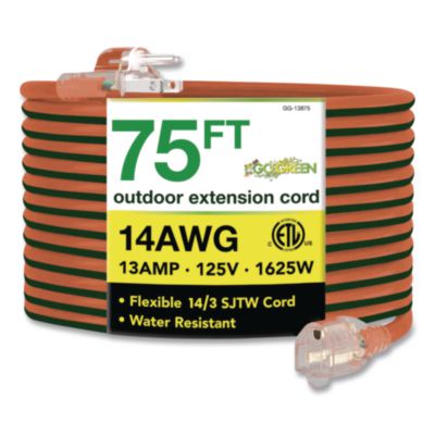 GoGreen Power 14 AWG Lighted End Heavy-Duty Extension Cord