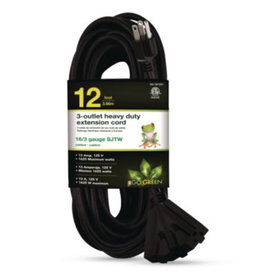 GoGreen Power 16 AWG Outdoor Extension Cord