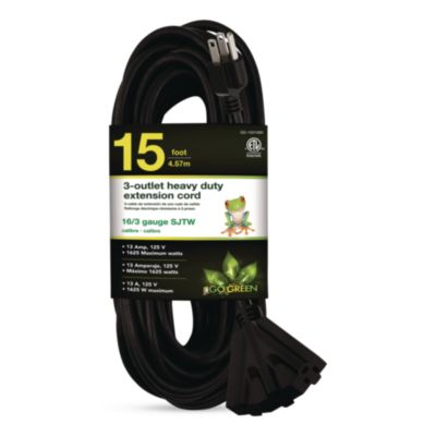 GoGreen Power 16 AWG Outdoor Extension Cord