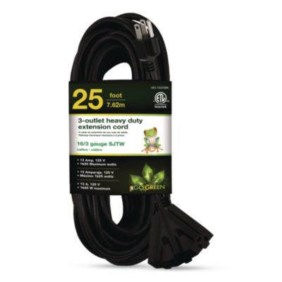 GoGreen Power 16 AWG Outdoor Extension Cord
