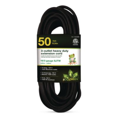 GoGreen Power 16 AWG Outdoor Extension Cord