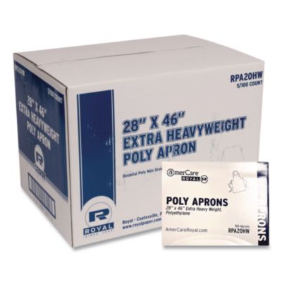 AmerCareRoyal® Heavyweight Poly Aprons