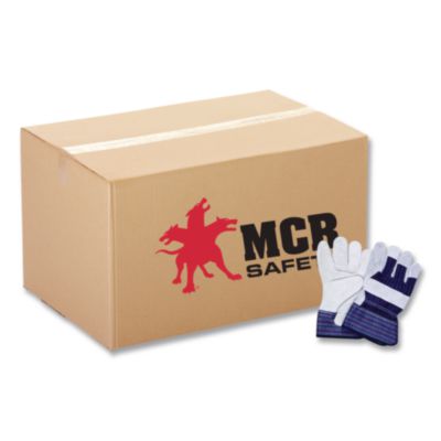MCR™ Safety Men's Split Leather Palm Gloves