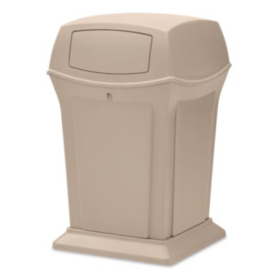 Rubbermaid® Commercial Ranger® Trash Can with 2-Door Lid