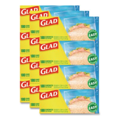 Glad® Fold Top Food Storage Sandwich Bags