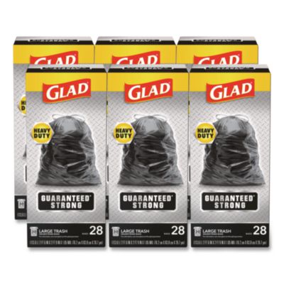 Glad® Guaranteed Strong Large Drawstring Trash Bags
