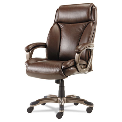 Alera® Veon Series Executive High-Back Bonded Leather Chair