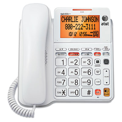 AT&T® CL4940 Corded Speakerphone with Digital Answering System