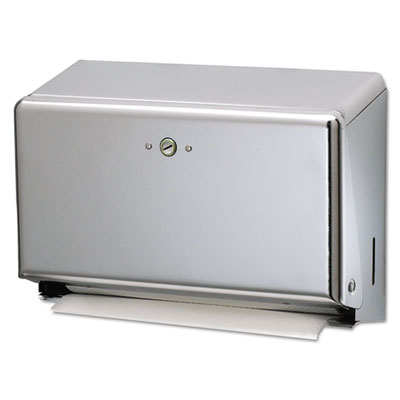 Mini Combination Hand Towel Cabinet, 11 1/8 x 3 7/8 x 7 7/8, Chrome DTO3B