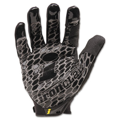 Box Handler Gloves, Black, Large, Pair IRNBHG04L
