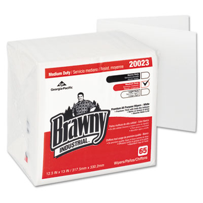 Brawny® Professional Medium Duty Premium DRC 1/4-Fold Wipes