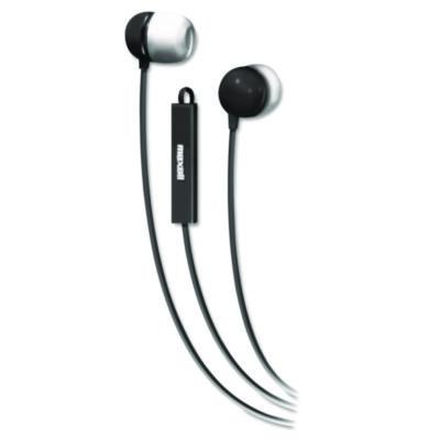 In-Ear Buds with Built-in Microphone, ft Cord, Black