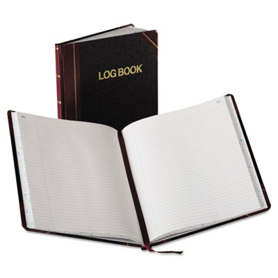 Boorum & Pease® Log Book with Red and Black Cover