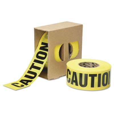 9905016134244, SKILCRAFT Barricade Tape, 2 mil Thick, 3" w x 1,000 ft, Roll NSN6134244