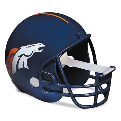 Nfl Helmet Tape Dispenser, Denver Broncos, Plus 1 Roll Tape 3/4" X 350