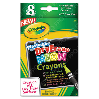 Crayola Washable Window Crayons - CYO529765 