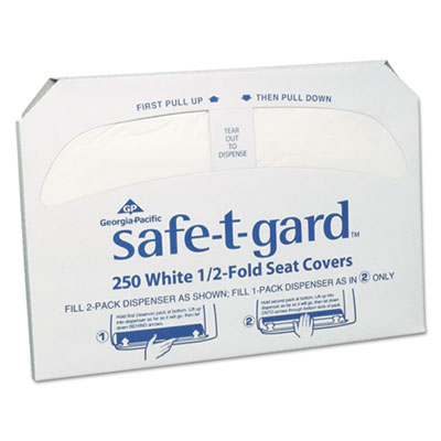 Georgia Pacific® Professional Safe-T-Gard™ Half-Fold Toilet Seat Covers