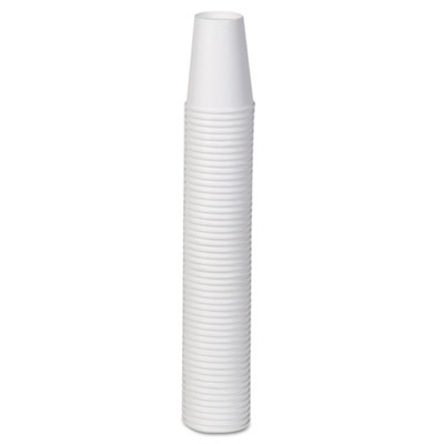 Paper Hot Cups, 12 oz, White, 50/Sleeve, 20 Sleeves/Carton